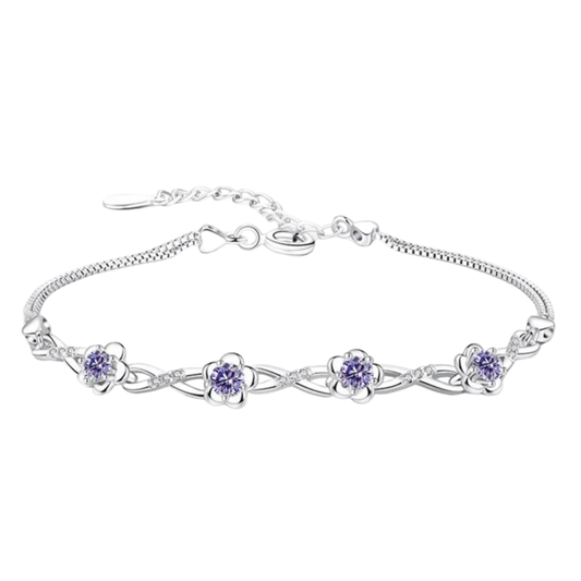 PLUM FLOWER BRACELET
