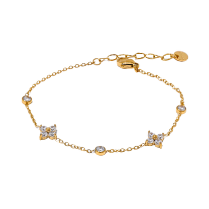 CRYSTAL FLOWER BRACELET