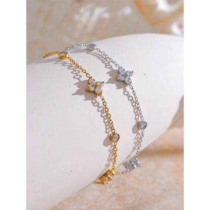 CRYSTAL FLOWER BRACELET